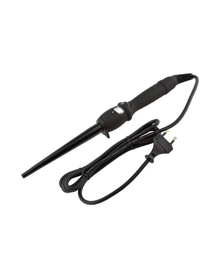 Trendsi adjustable temperature 19mm curling iron with European plug, showing the barrel and handle for curling hair.