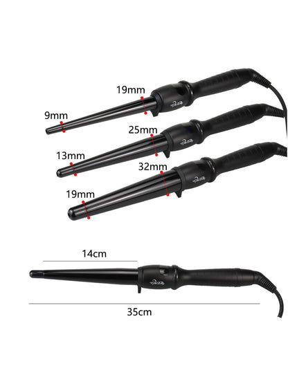 Trendsi 19mm adjustable temperature curling iron with North American plug, featuring a sleek design for versatile hairstyling.