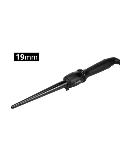 Trendsi 19mm adjustable temperature curling iron with North American plug, showcasing its sleek design and ergonomic handle.