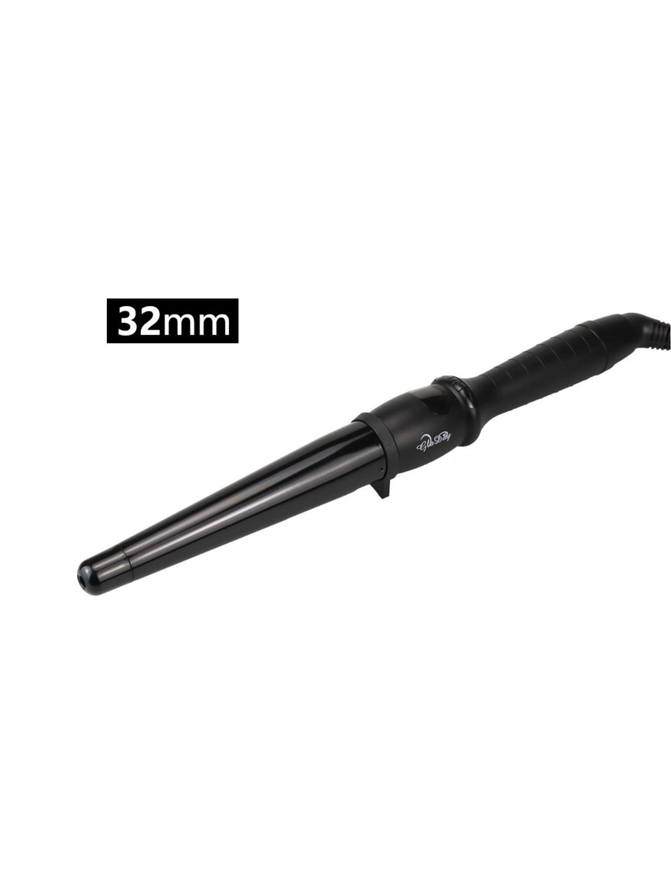 Trendsi 19mm adjustable temperature curling iron with North American plug, showing its sleek design and handle.