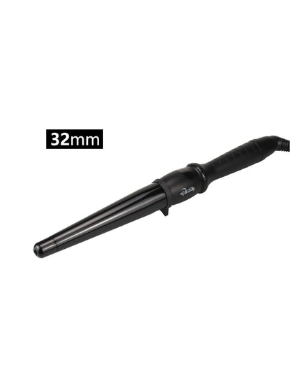Trendsi 19mm adjustable temperature curling iron with North American plug, showing its sleek design and handle.