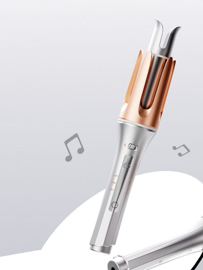Automatic rotating ceramic hair curling iron by Trendsi with a 25mm barrel and European plug, designed for effortless curls.