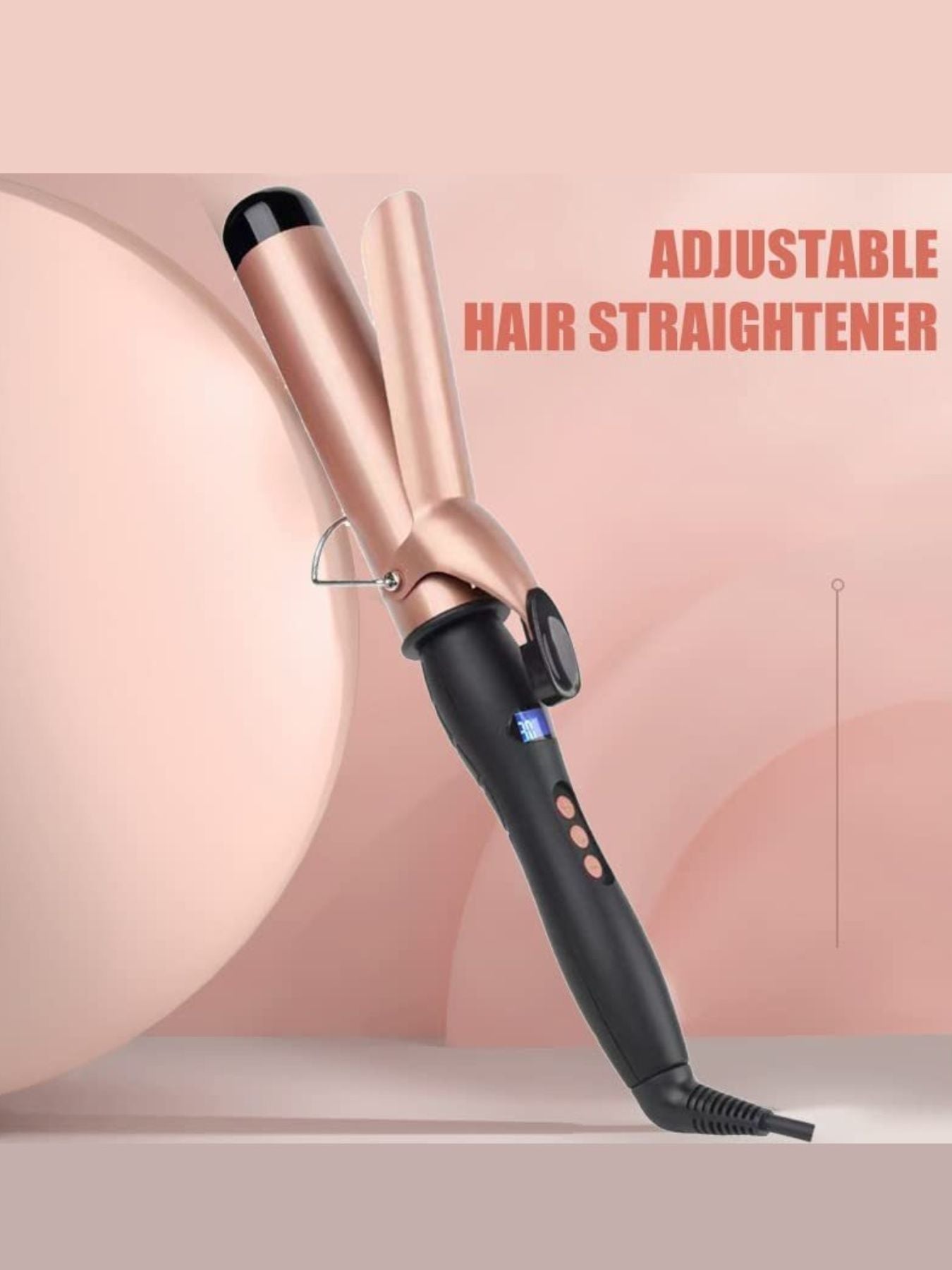 Trendsi 25mm fast heating curling iron with European plug, showcasing a sleek design for creating smooth, curled hairstyles.