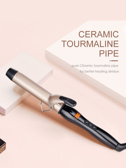 Trendsi 25mm fast heating curling iron with European plug, showcasing a sleek design for creating stylish curls.