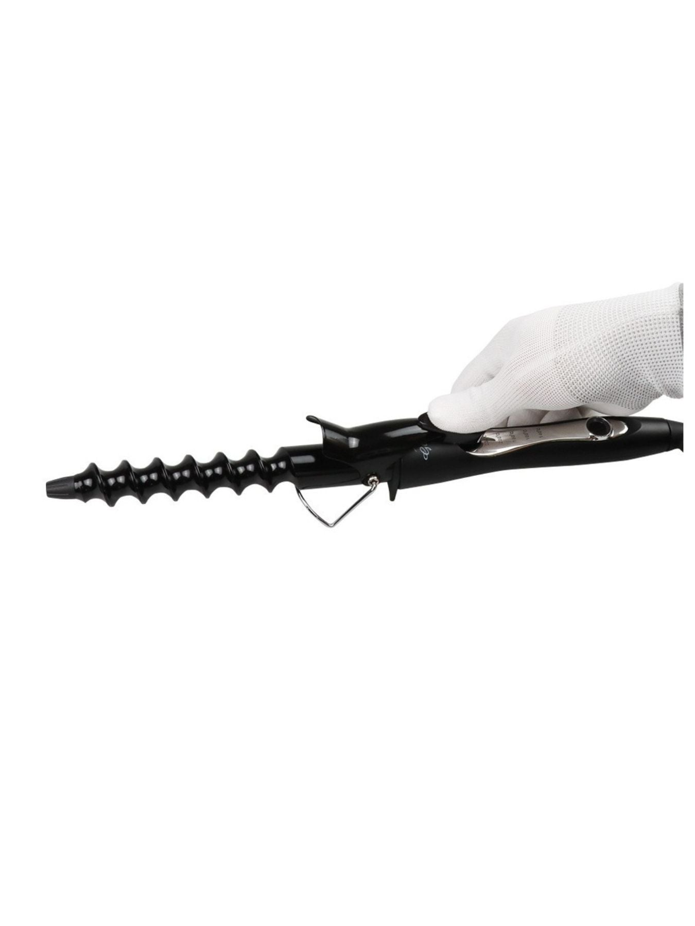 Trendsi 25mm medium curling iron with temperature control and European plug, featuring a ceramic barrel for smooth, styled curls.