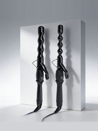 Trendsi 25mm adjustable temperature curling iron with North American plug, featuring a sleek design and ergonomic handle for styling.