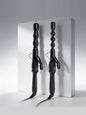 Trendsi 25mm adjustable temperature curling iron with North American plug, featuring a sleek design and ergonomic handle for styling.