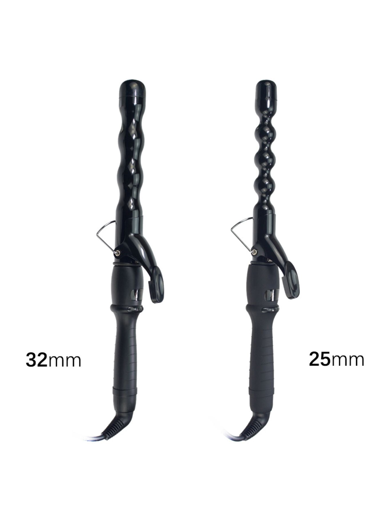 Trendsi 25mm adjustable temperature curling iron with North American plug and ergonomic handle for versatile styling.