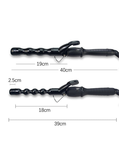 Trendsi 25mm adjustable temperature curling iron with North American plug, featuring a sleek design for versatile styling.