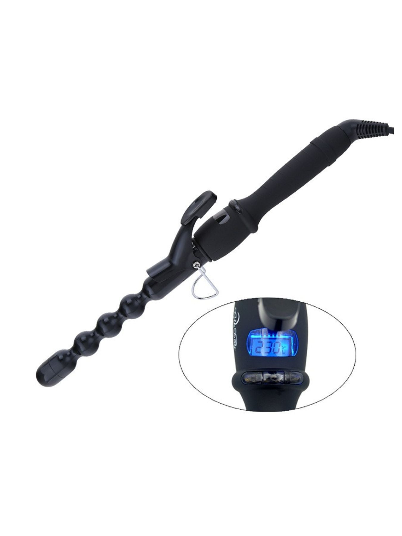 Trendsi 25mm adjustable temperature curling iron with North American plug and ergonomic handle for styling.