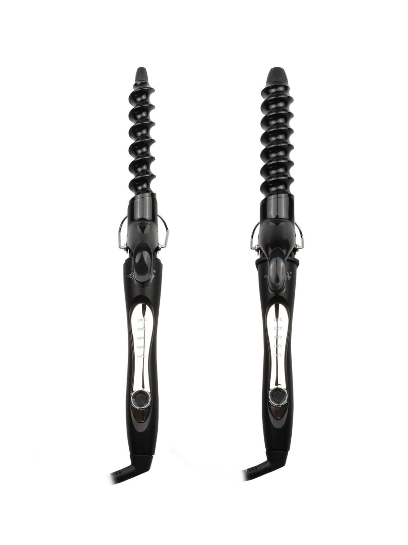 Trendsi 25mm barrel curling iron with temperature control and North American plug for versatile hair styling.