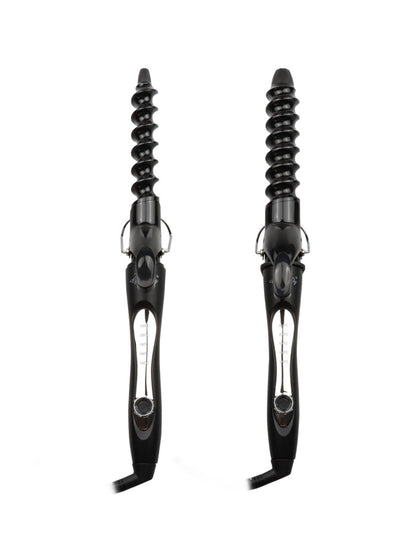 Trendsi 25mm barrel curling iron with temperature control and North American plug for versatile hair styling.