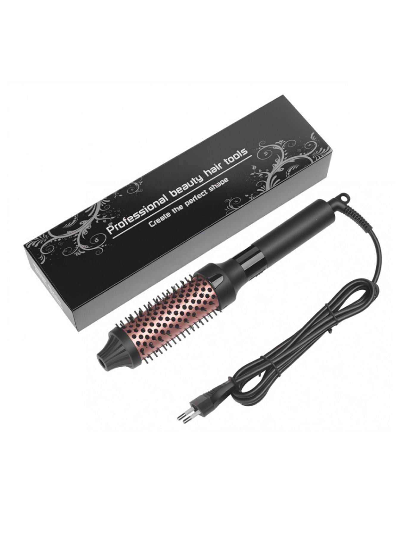 Trendsi 3-in-1 ceramic curling hot air brush with 32mm barrel, European plug, for versatile styling and curling.