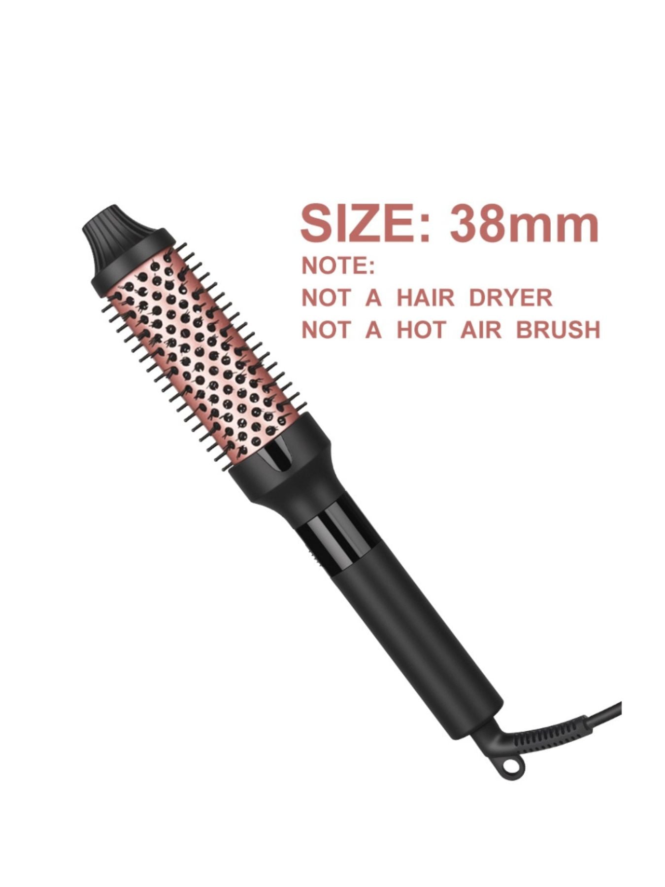 Trendsi 3-in-1 ceramic curling hot air brush with 32mm barrel, European plug, for styling and creating curls or waves.