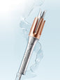 Trendsi 32mm automatic rotating ceramic curling iron with European plug for smooth, shiny curls and easy styling.