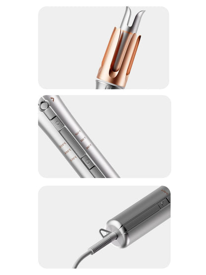 Trendsi 32mm automatic rotating ceramic curling iron with European plug for creating smooth, bouncy curls.
