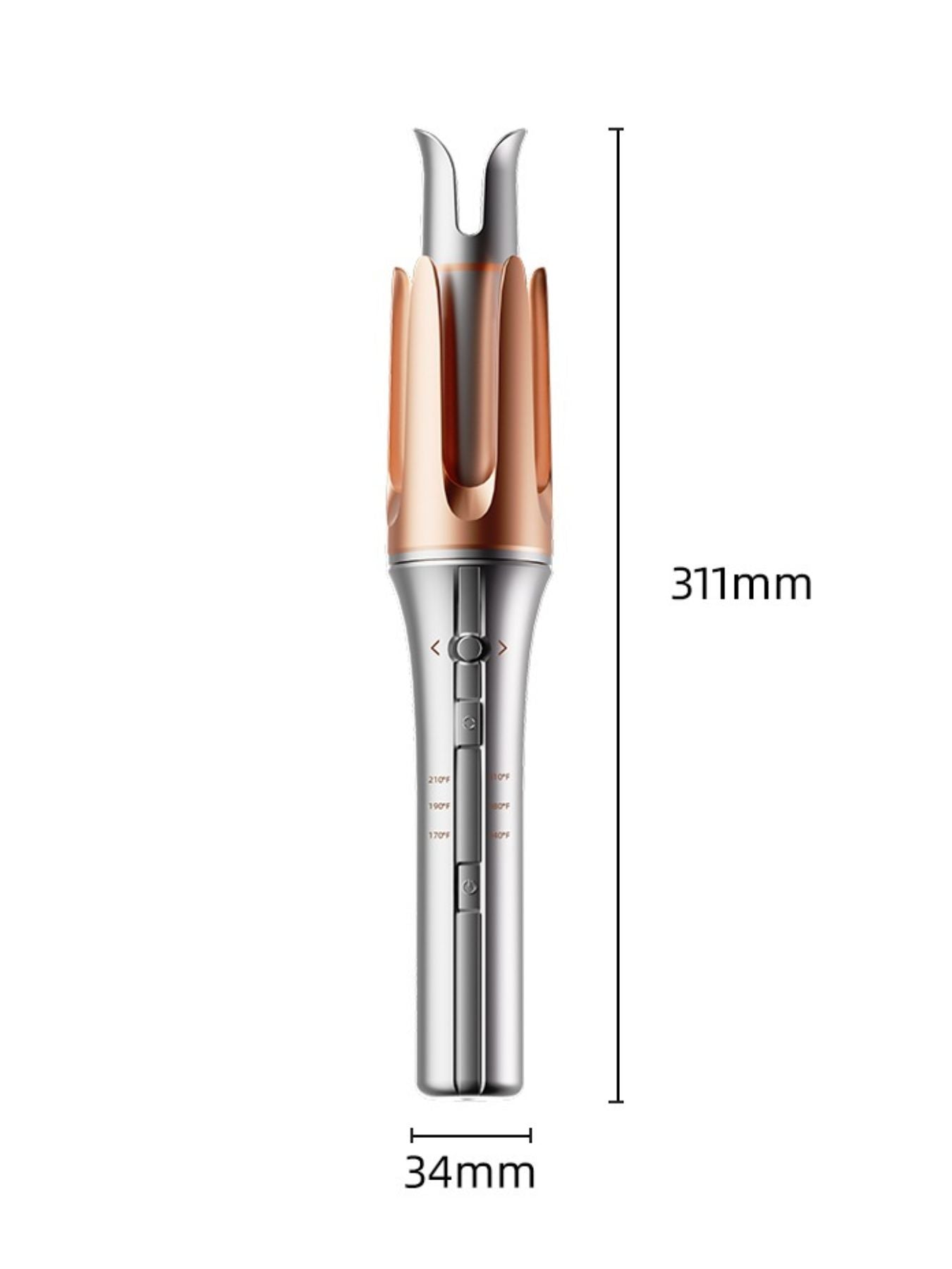 Trendsi 32mm automatic rotating ceramic curling iron with European plug for smooth, shiny curls.