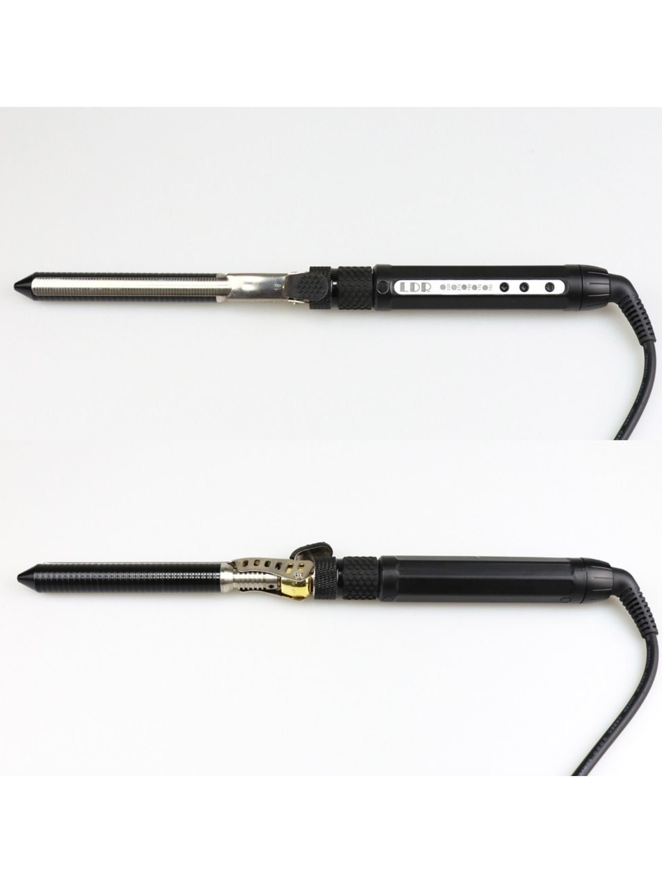 Trendsi adjustable temperature 7mm European plug curling iron with ceramic barrel for versatile styling.