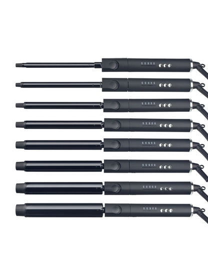 Trendsi adjustable temperature curling iron with 9mm barrel and European plug, suitable for creating stylish curls and waves.