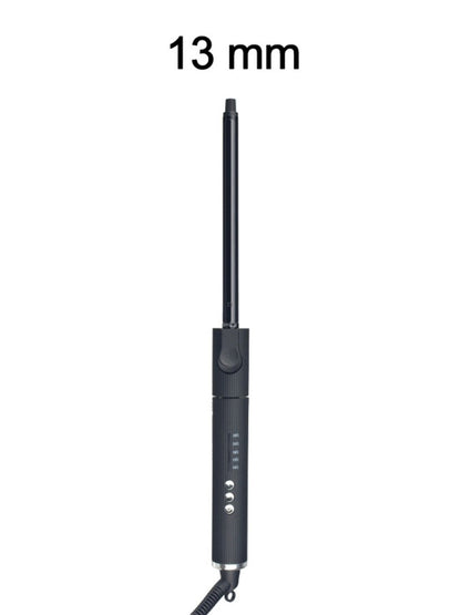 Trendsi adjustable temperature 9mm European plug curling iron with a ceramic barrel for curling and styling hair.