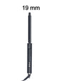 Trendsi adjustable temperature 9mm curling iron with European plug for creating curls and waves in hair.