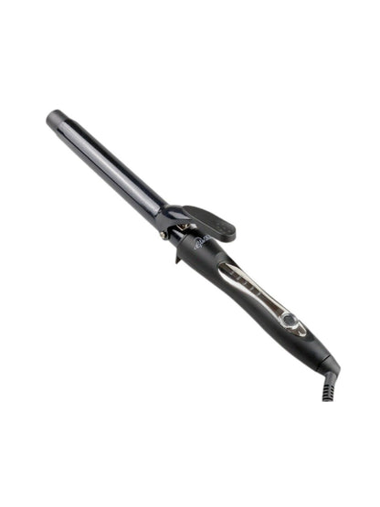 Trendsi adjustable temperature 9mm European plug curling iron with ergonomic handle and ceramic barrel for smooth curls.