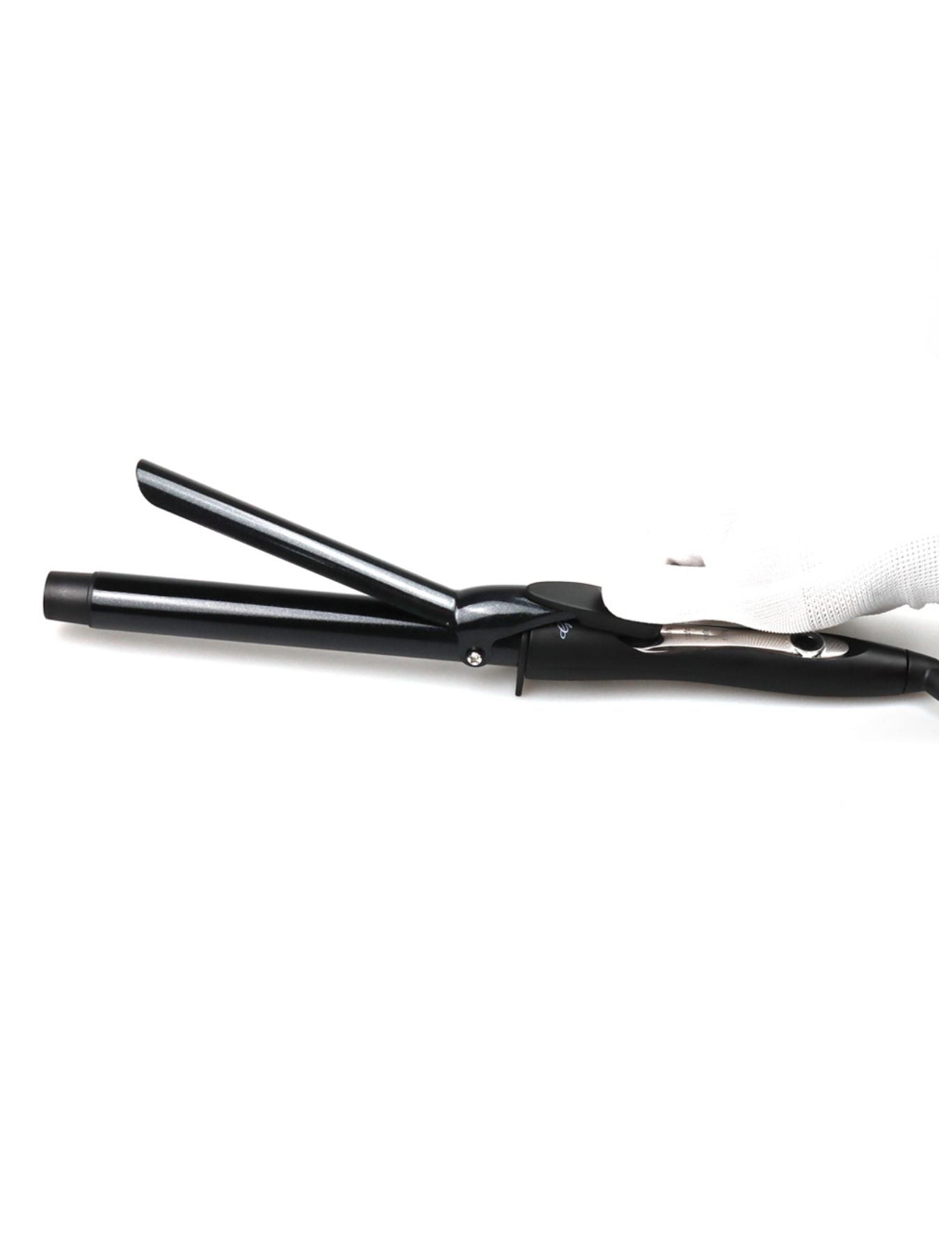 Trendsi 9mm adjustable temperature curling iron with European plug, featuring a sleek design for versatile hairstyling.