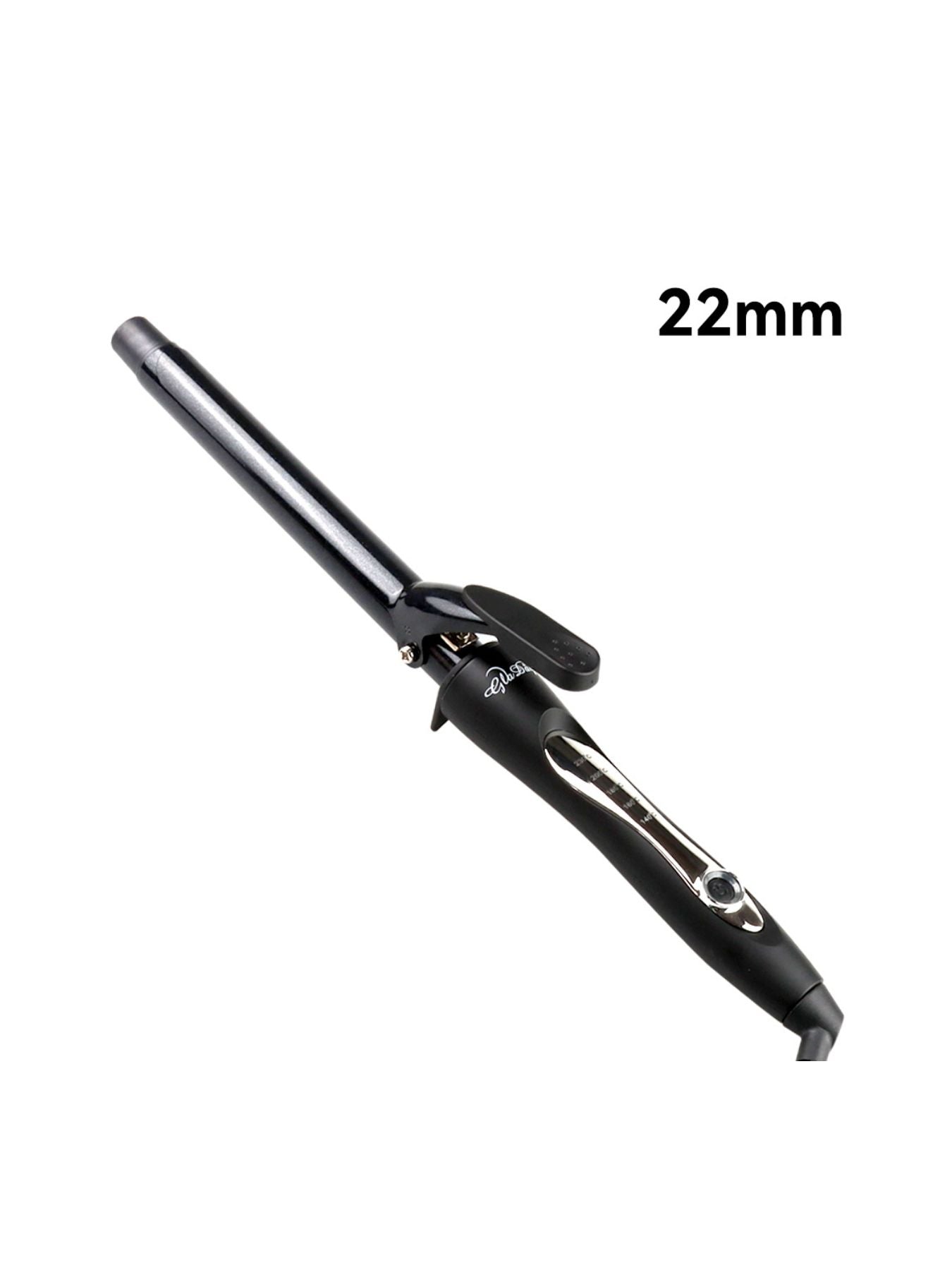 Trendsi 9mm adjustable temperature curling iron with European plug, showcasing a sleek design for versatile hairstyling.