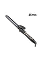 Trendsi adjustable temperature 9mm European plug curling iron with ceramic barrel for curling and styling hair.