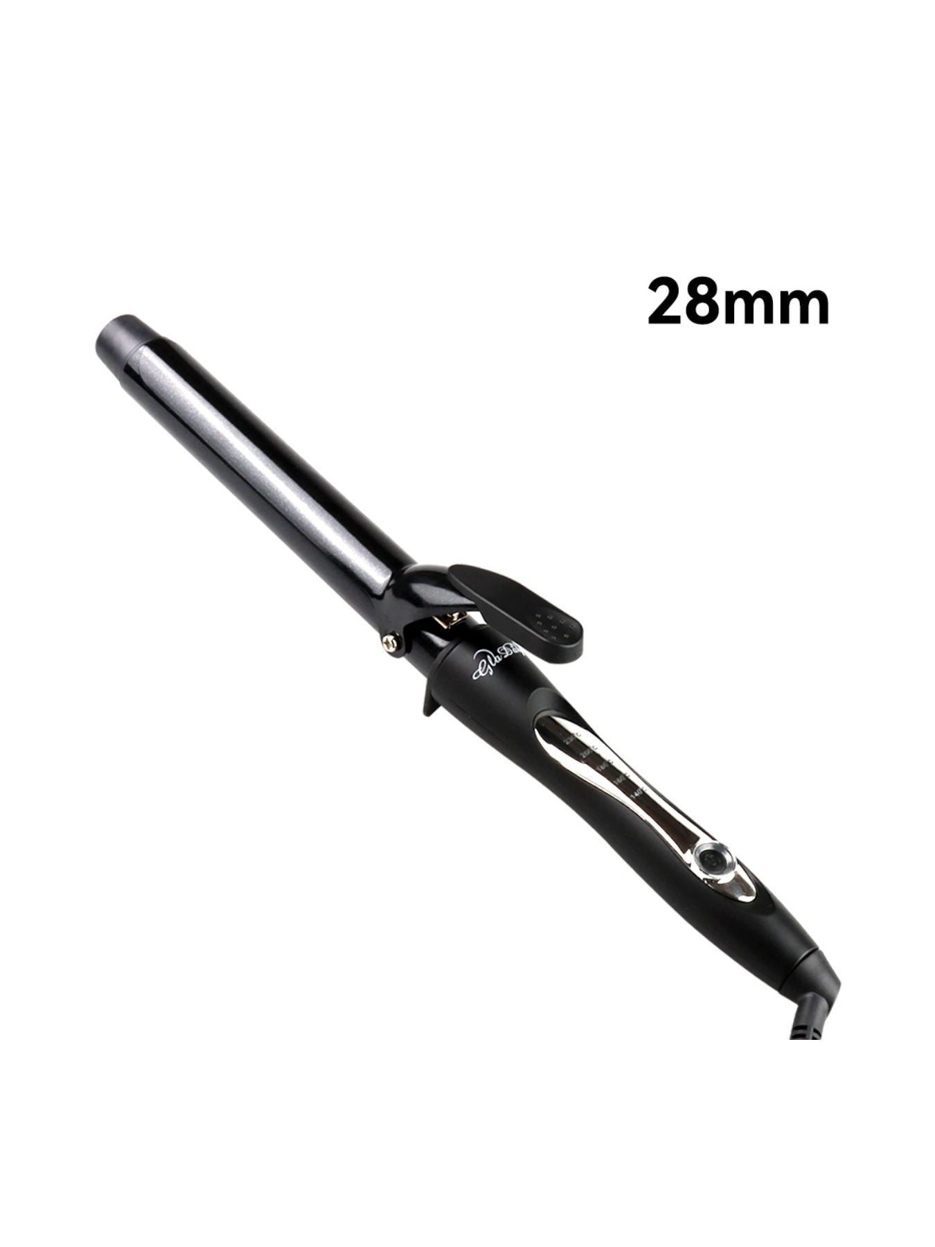 Trendsi 9mm adjustable temperature curling iron with European plug, featuring a sleek design for versatile hair curling.