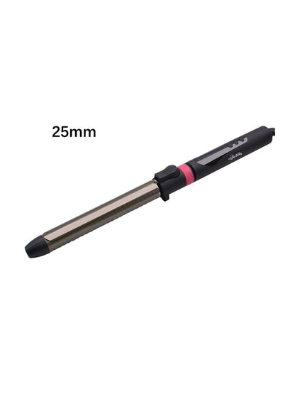 Trendsi 9mm fast heating curling iron with North American plug, showing a sleek black handle and curling barrel for salon-quality curls.