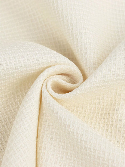 Apricot Bow Detail Cropped Outerwear by Trendsi, featuring a bow accent and stylish cropped fit, perfect for layered fall looks.