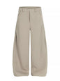 Men's wide-leg pants with pockets in apricot color, stylish and comfortable trendy men's casual wear by Trendsi.