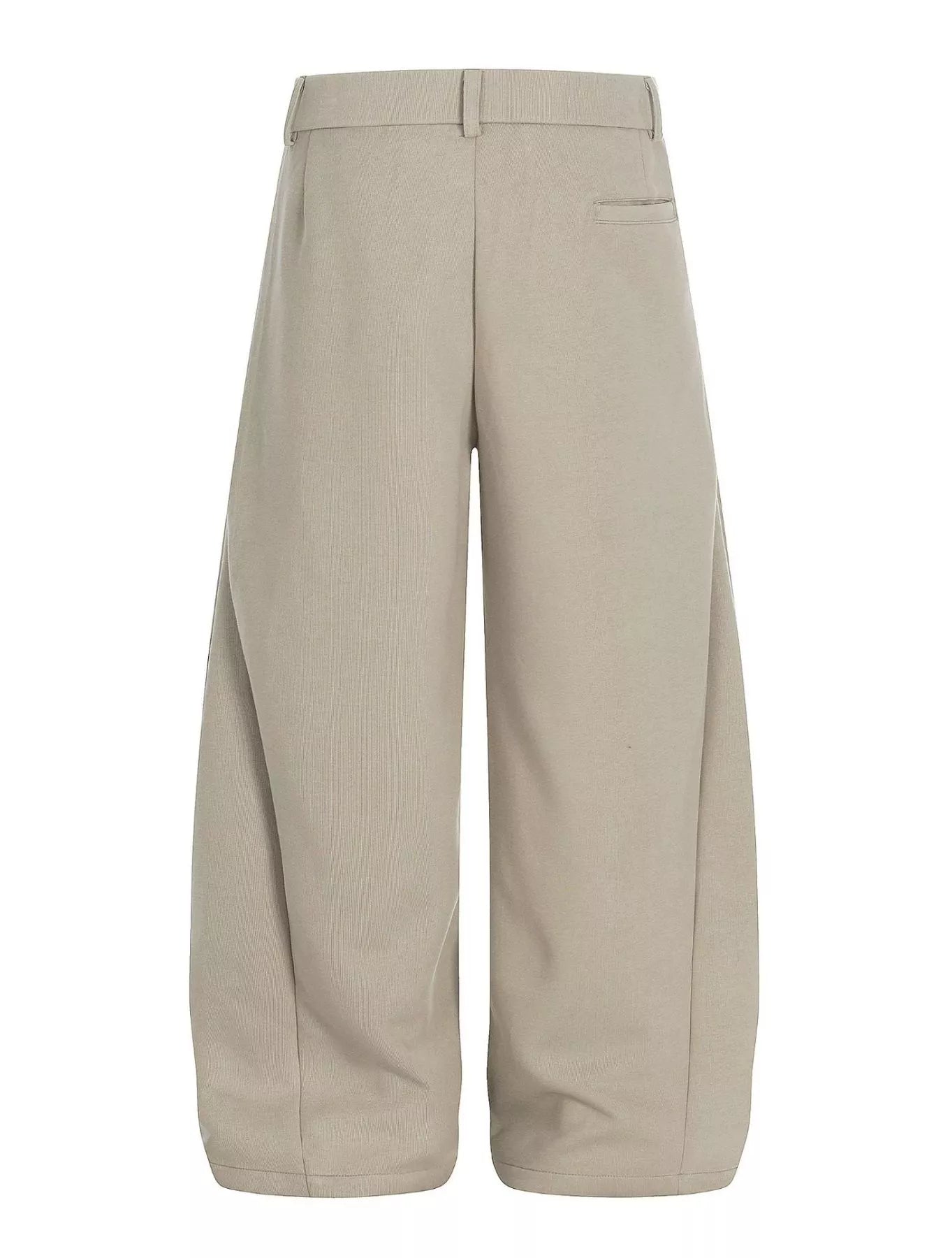 Men's wide leg pants with pockets in apricot color from Trendsi, featuring a relaxed fit and comfortable design.