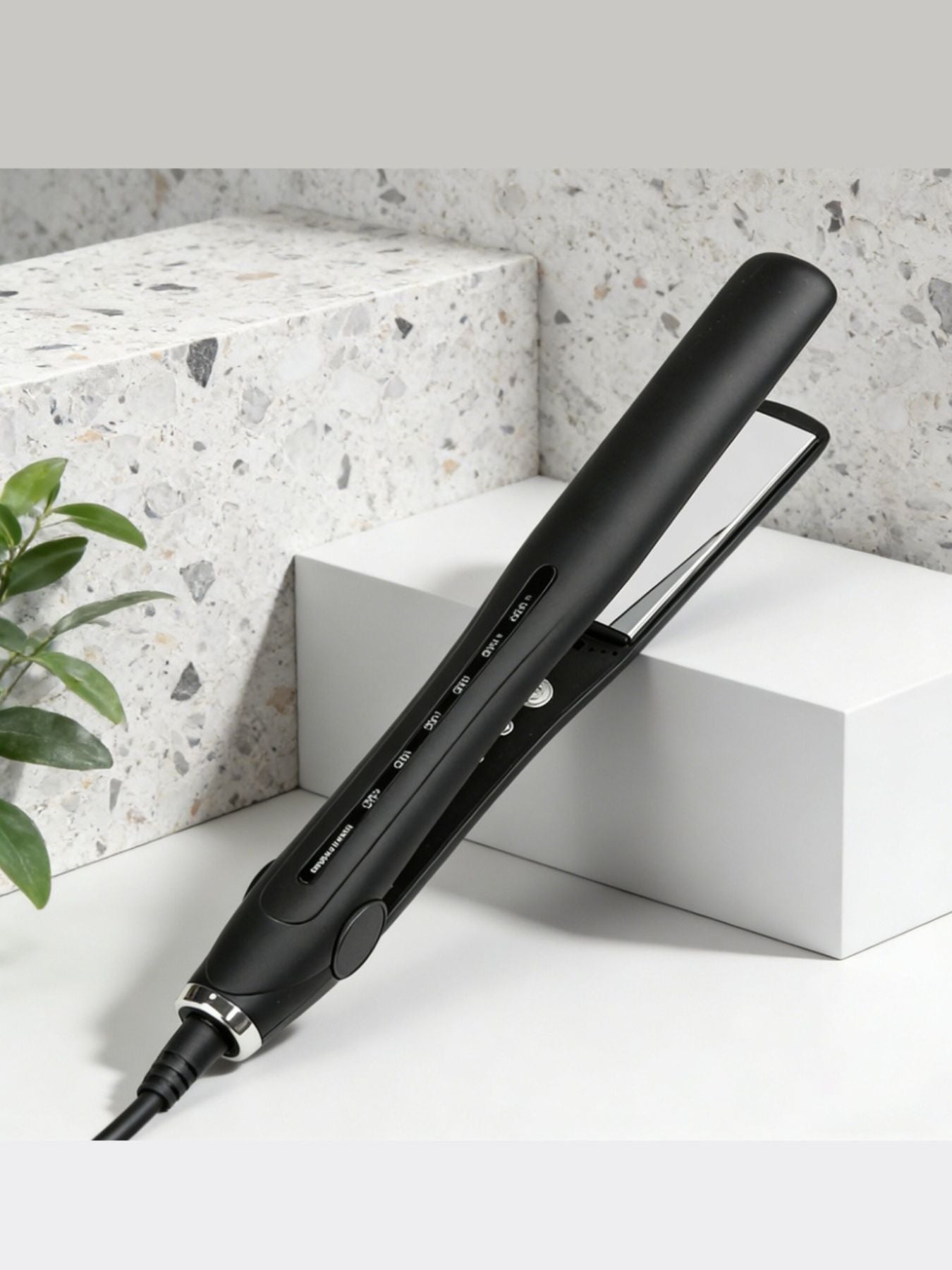 Trendsi fast heating hair straightener with North American plug, sleek design, and ceramic plates for smooth, straight hair.