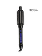 Black Trendsi 18mm temperature control curling iron with European plug showing adjustable heat settings and ceramic barrel.