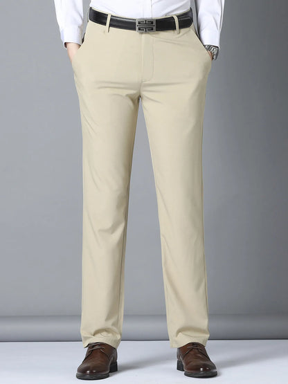 Men's black slim fit casual pants by Trendsi, shown in size 29, with a modern, tapered design and comfortable fabric.