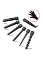 Trendsi 6-in-1 interchangeable curling iron with black European plug, featuring multiple barrel sizes for versatile styling.