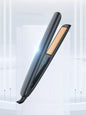 Black Trendsi fast heating hair straightener with European plug, sleek design for smooth, straight hair styling.