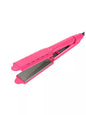 Black Trendsi fast heating hair straightener with European plug, sleek design, and ceramic plates for smooth styling.