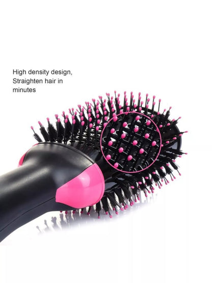 Black Trendsi fast heating hot air brush with European plug for quick styling and smooth blowouts.