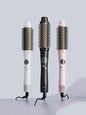 Black Trendsi Fast Heating Hot Air Brush with European plug for quick styling and hair drying.