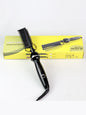 Black Trendsi fast heating straightening comb with European plug, designed for quick hair styling and smooth results.