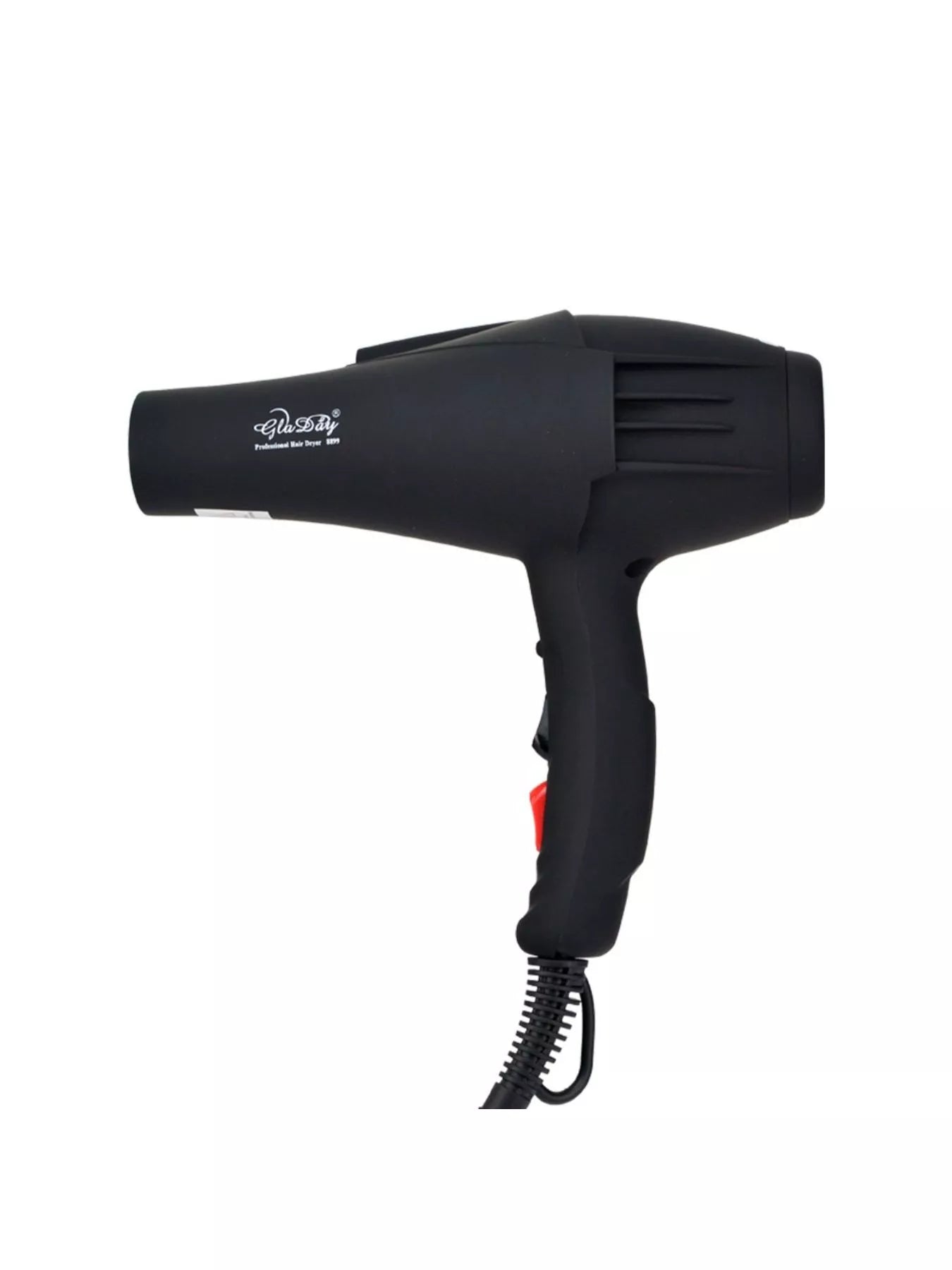 Black Trendsi household hair dryer with European plug, multi-speed settings and ergonomic design for versatile hair drying.