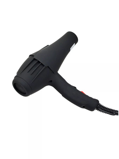 Black Trendsi multi-speed household hair dryer with European plug, featuring multiple heat and speed settings for versatile styling.