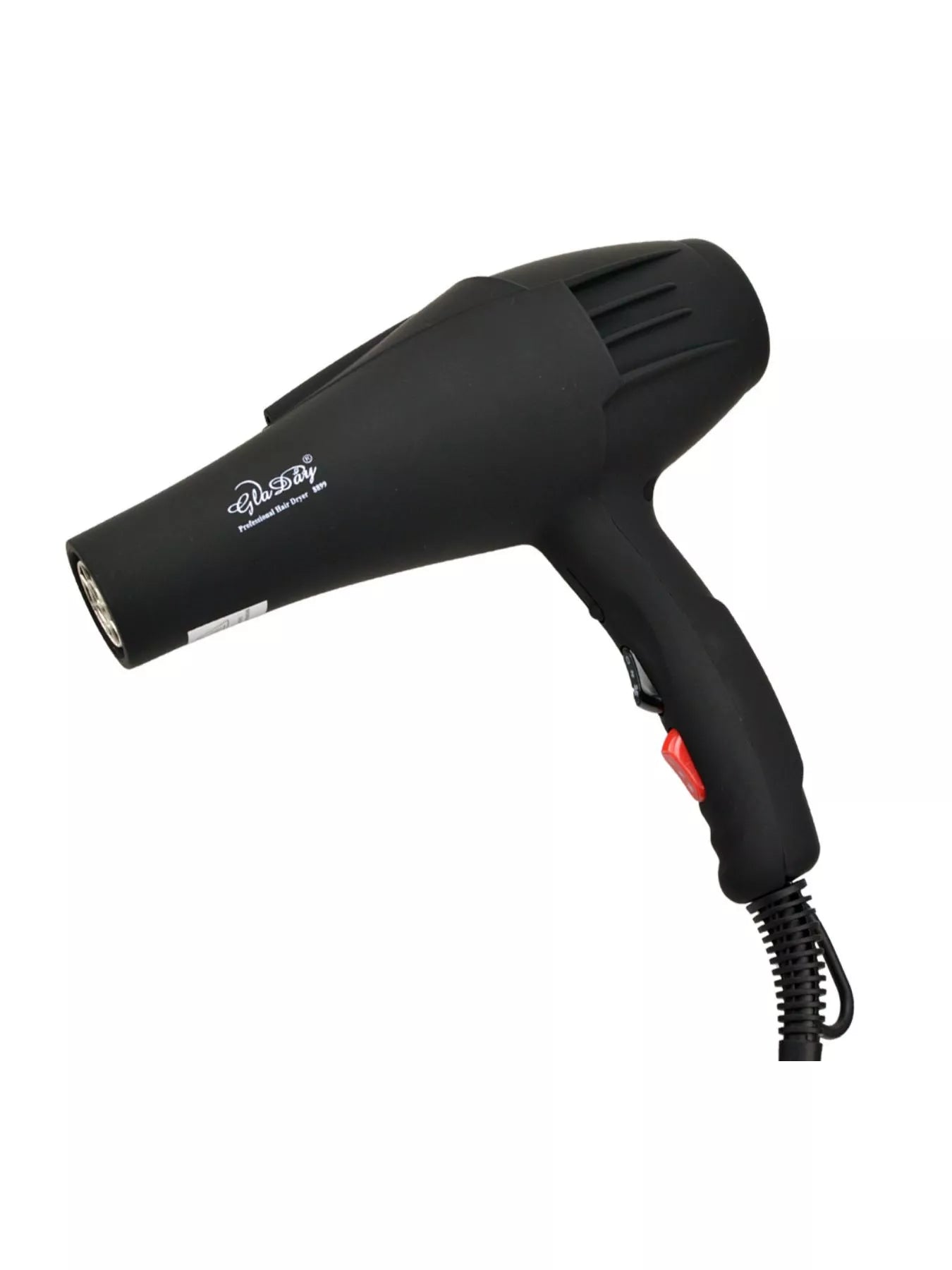 Black Trendsi household hair dryer with European plug, featuring multiple speed settings for versatile hair styling.