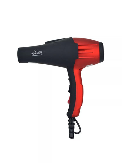 Black Trendsi multi-speed household hair dryer with European plug, featuring multiple heat and airflow settings.