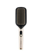 Trendsi black and gold fast heating anti-scald straightening comb with European plug for safe hair styling.