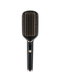Trendsi black and gold anti-scald straightening comb with fast heating and European plug for safe hair styling.