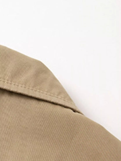 Plus size men's black blazer with lapel collar and long sleeves, stylish and tailored for a modern look.